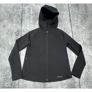 Ivy Park Women's Hoodie Small Black Cotton with Polyester Pullover Full Zip